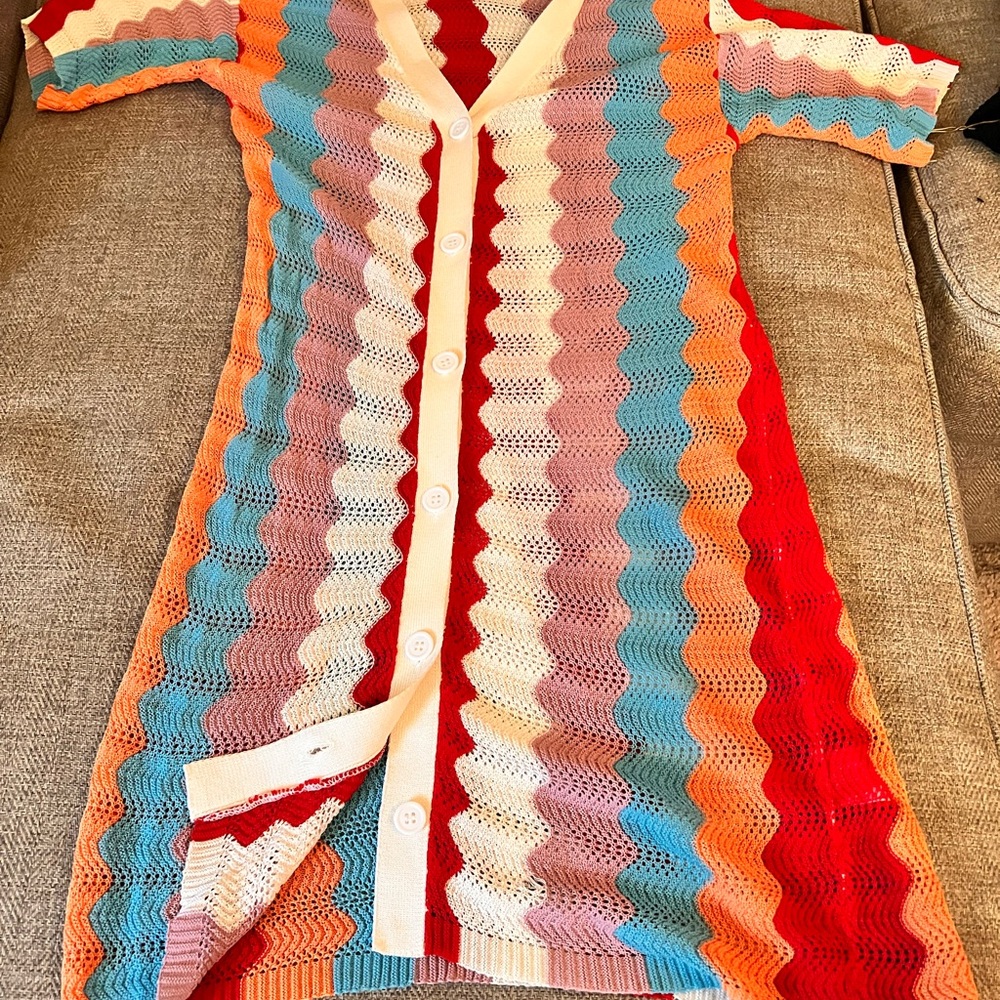 Form fitting cotton blend dresses